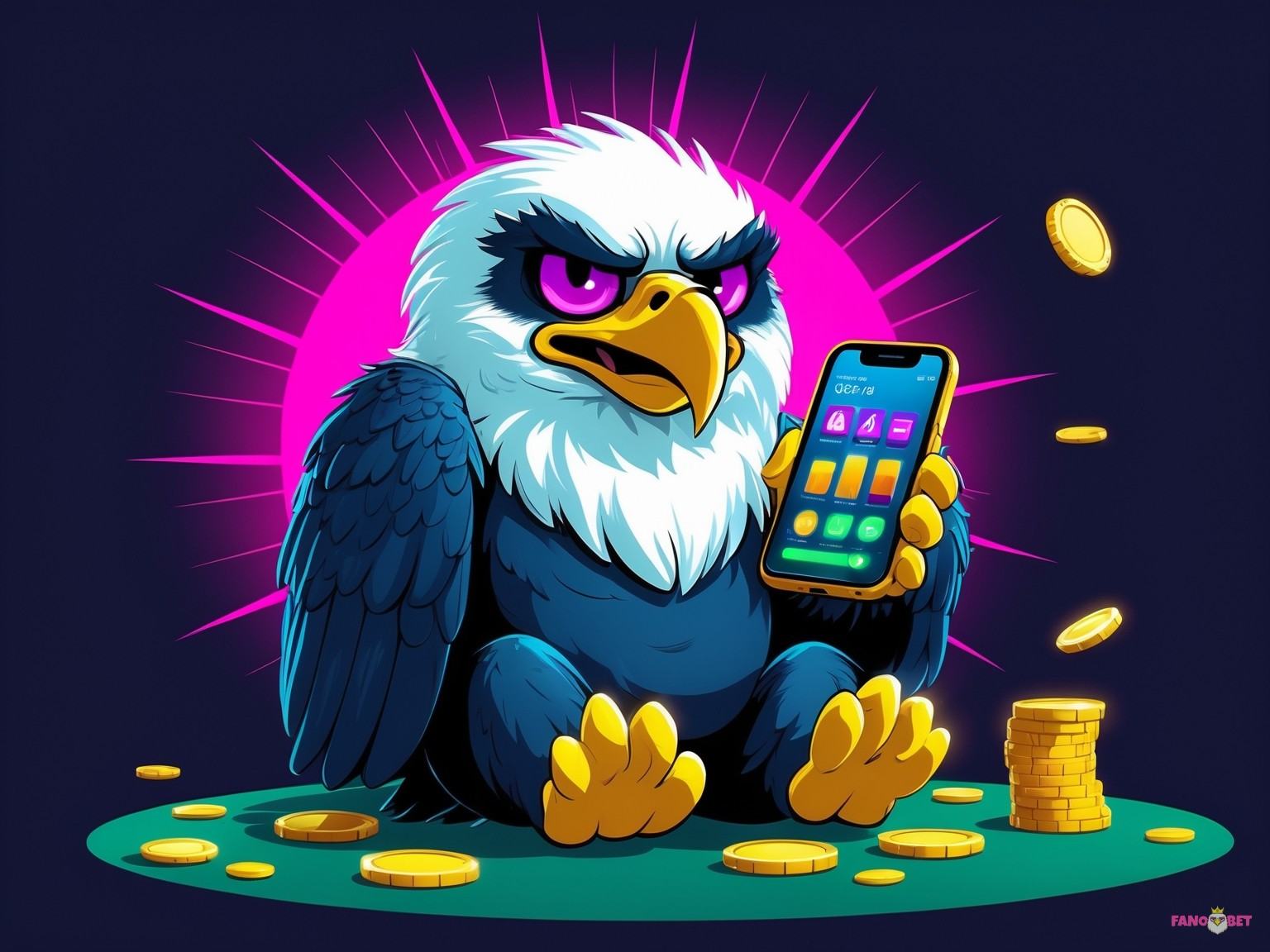 App-interface bij Fanobet Casino
